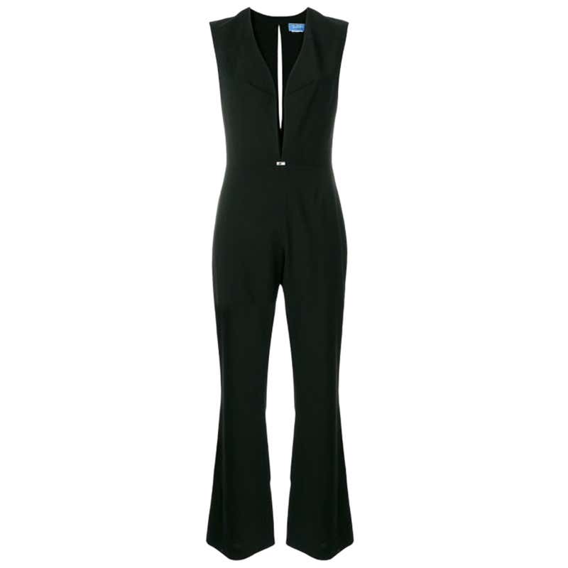 Thierry Mugler Couture Black Jumpsuit For Sale at 1stDibs