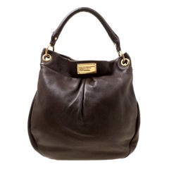 Marc by Marc Jacobs Brown Leather Classic Q Hillier Hobo