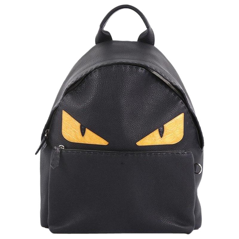 Fendi Selleria Monster Backpack Leather Large