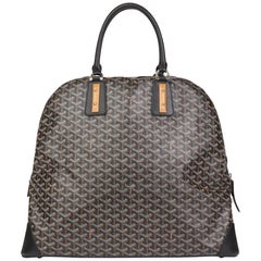 2010 Goyard Black Vendôme Cloth 24h Bag 