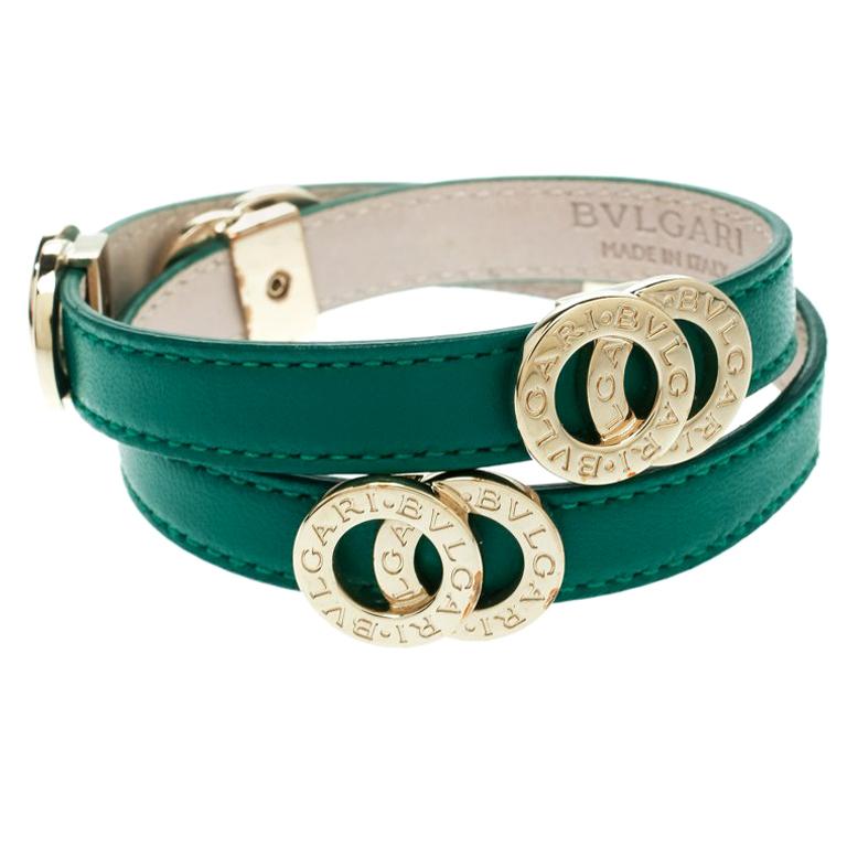 bvlgari bracelet leather