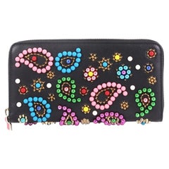 Christian Louboutin Panettone Wallet Beaded Leather