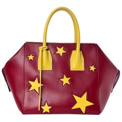 Stella McCartney Faux-Leather Star Embossed Tote Bag 
