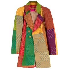 Vintage Christian Lacroix patchwork jacket US 8