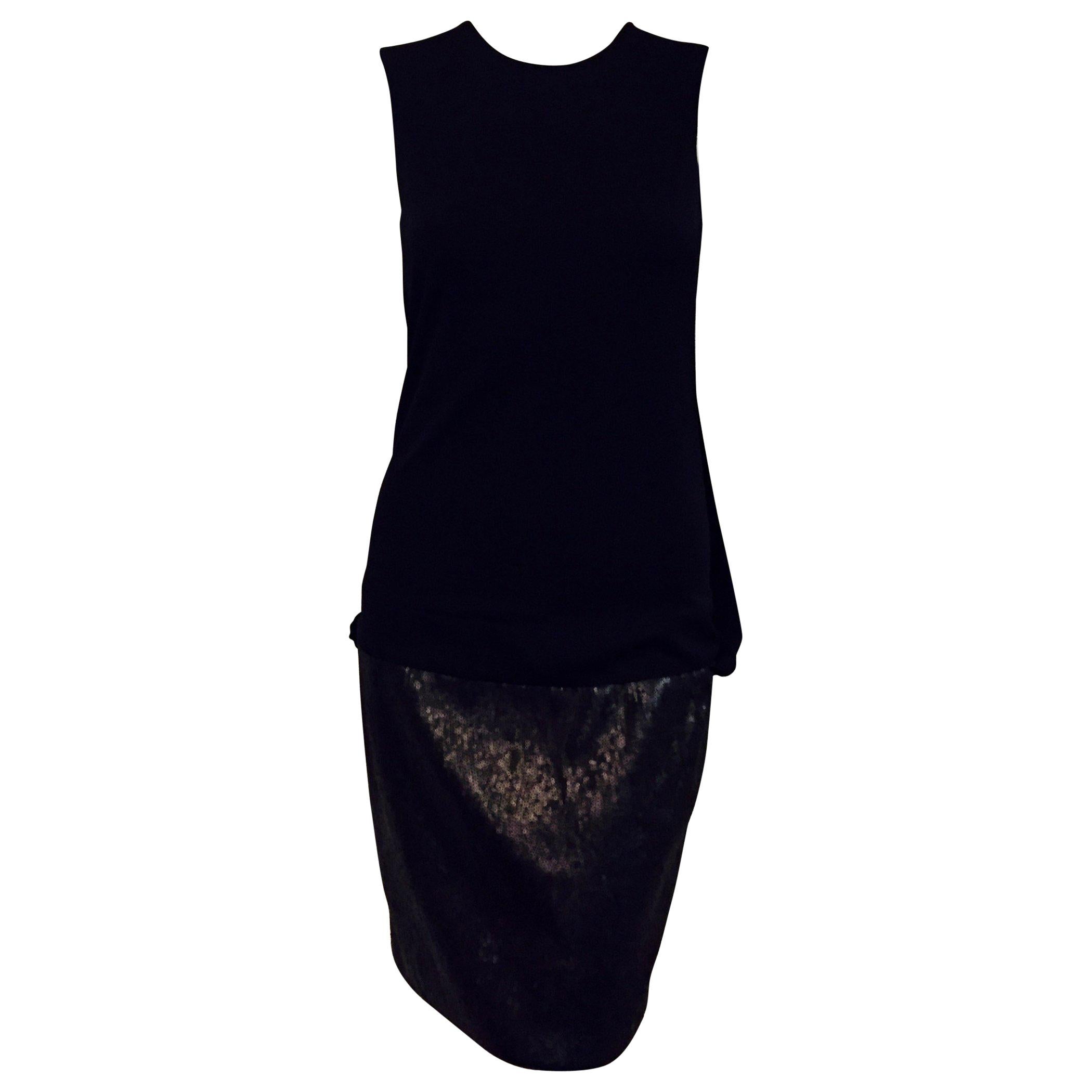 Lovely Lida Baday Black Cocktail Dress For Sale