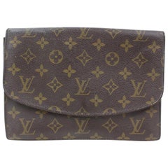 Louis Vuitton Pochette Rabat Monogram Mule Sac Envelope 869014 Brown Clutch