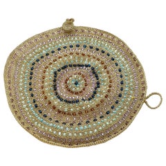 Gold Color Thread Beads Egyptian Style Artisan Fashion Jewelry Modern Bracelet