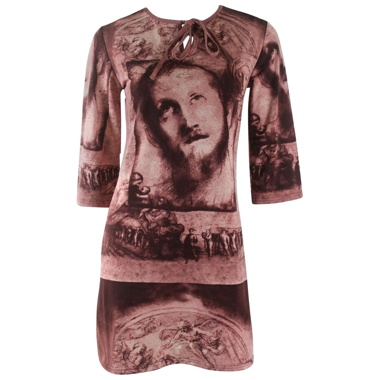 Jean Paul Gaultier Classique Label Collection 'Jesus' Dress For Sale