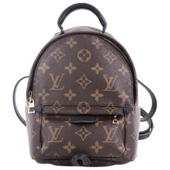 Used Louis Vuitton Palm Springs Backpack Monogram Canvas Mini