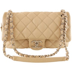 Chanel Vintage Beige Caviar Leather Backpack For Sale at 1stDibs