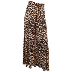 1970's Joseph Magnin Cheetah Printed Pants