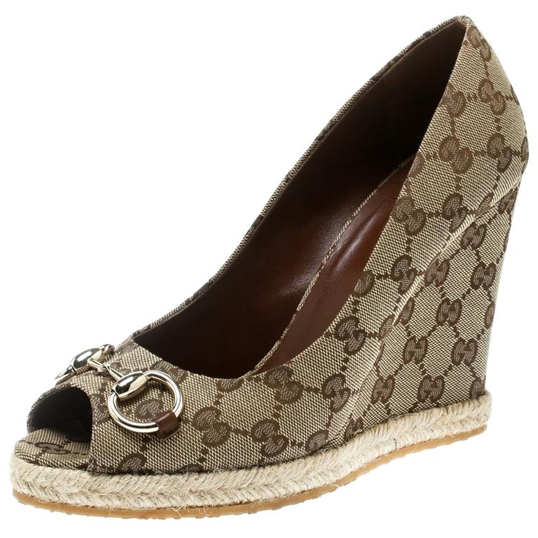 gucci charlotte wedge