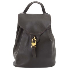 Delvaux Brown Rose PM Backpack