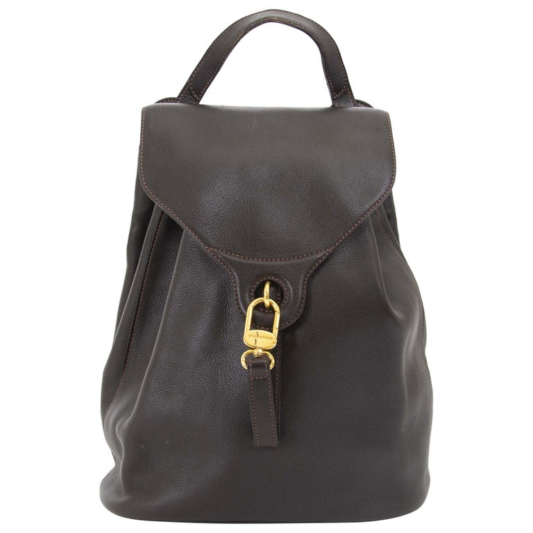Delvaux Brown Rose PM Backpack at 1stDibs