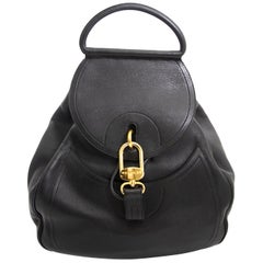 Delvaux Black Lucifer GM Backpack