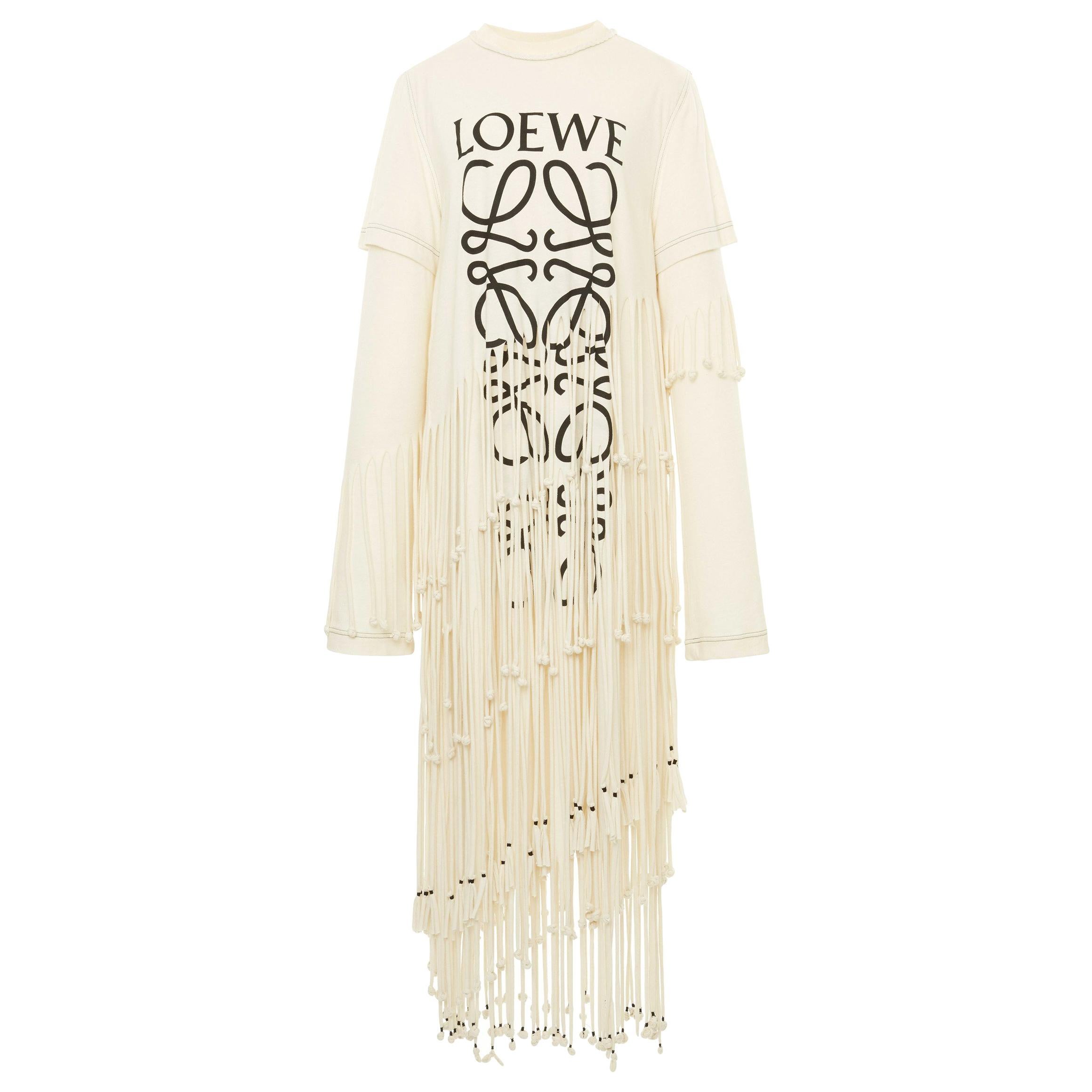 Loewe Fringe T-Shirt Dress 