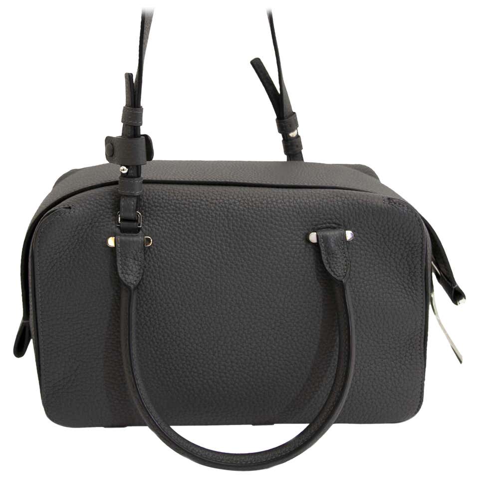 Delvaux Grey Coolbox MM Smoke Taurillon Leather Bag at 1stDibs ...