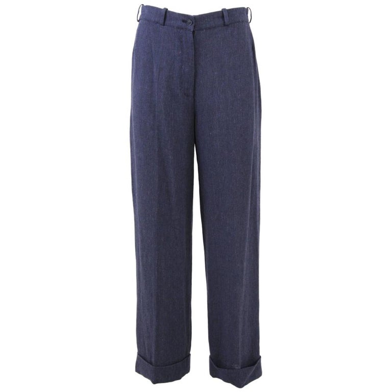 1990s Hermès Linen Pants For Sale at 1stdibs