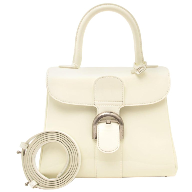 Delvaux Box Brillant Mini Bag - White Handle Bags, Handbags