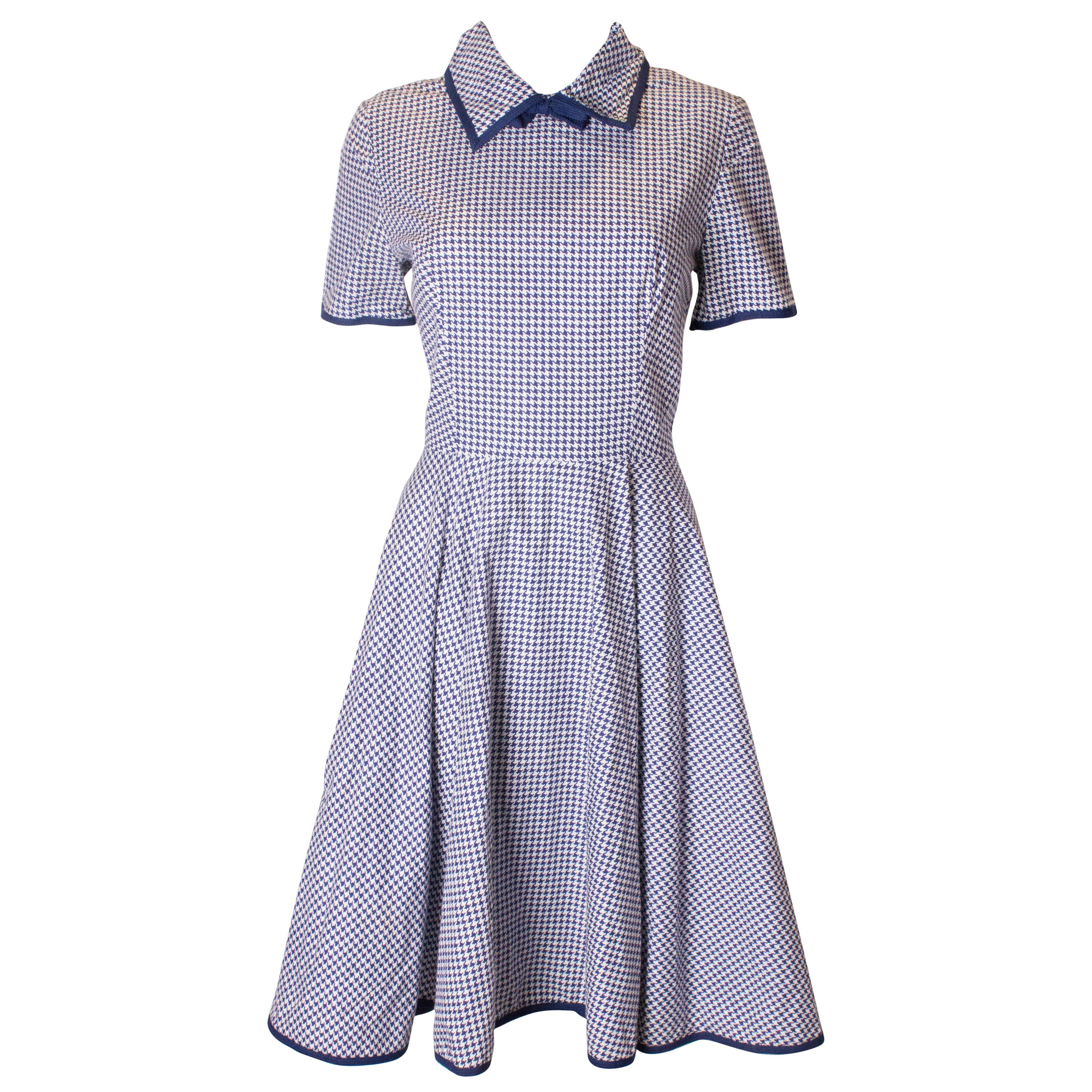 Vintage Blue and White dress For Sale at 1stDibs | vintage blue and ...