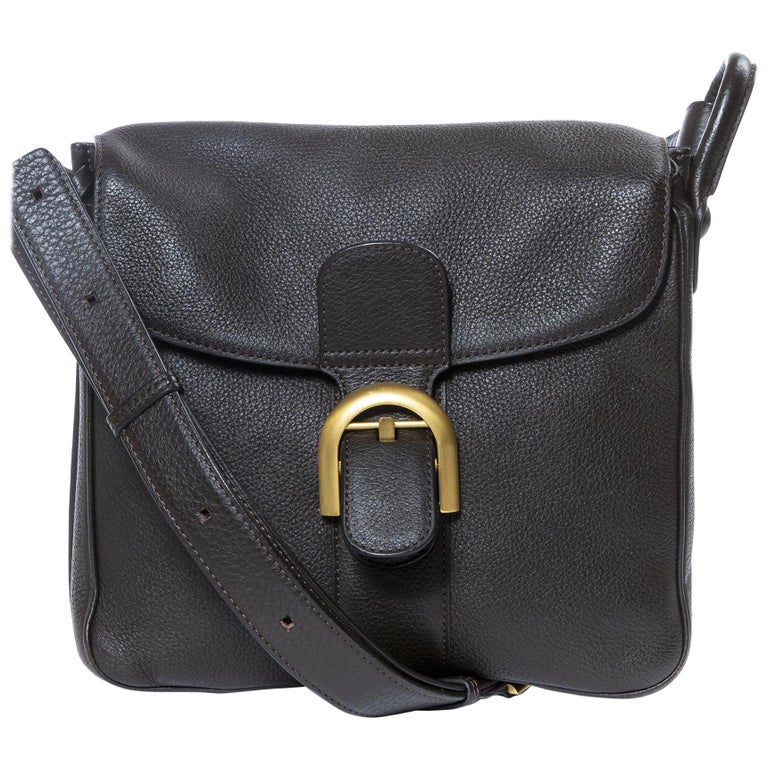 Delvaux Brillant Baudrier Brown Leather Bag at 1stDibs