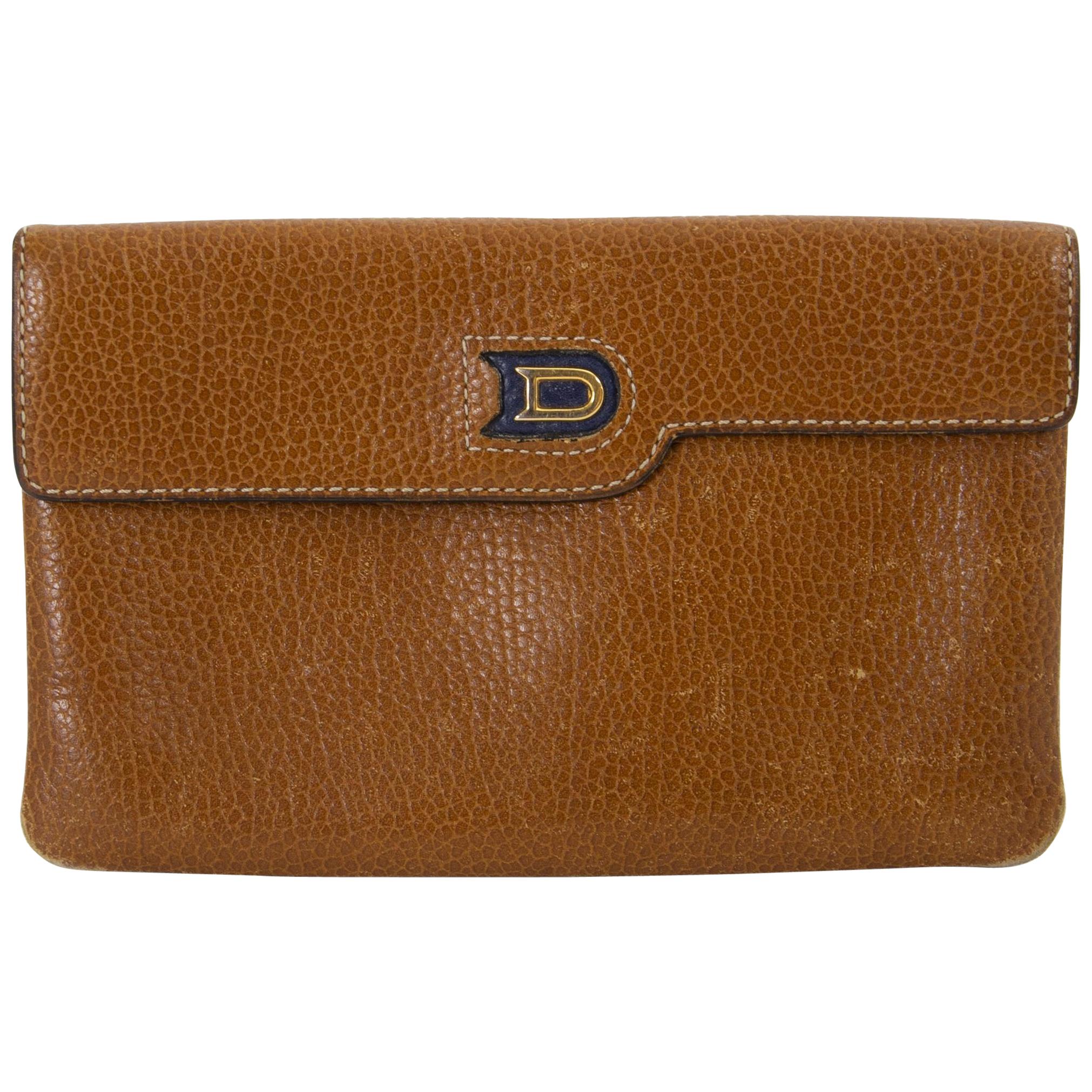 Delvaux Brown Leather Pouch