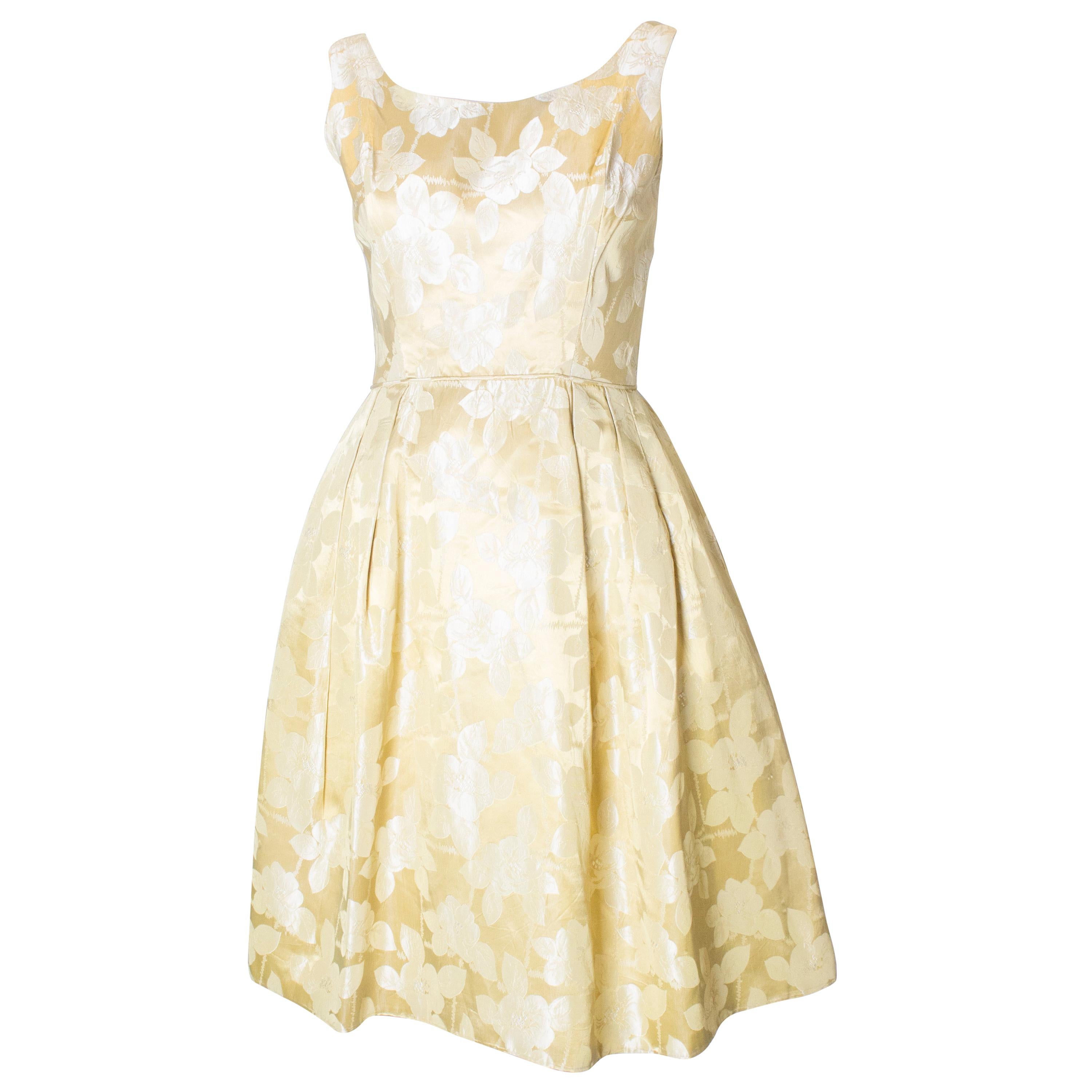 White Lace Vintage Wedding Dress, 1950s at 1stDibs | white lace vintage ...