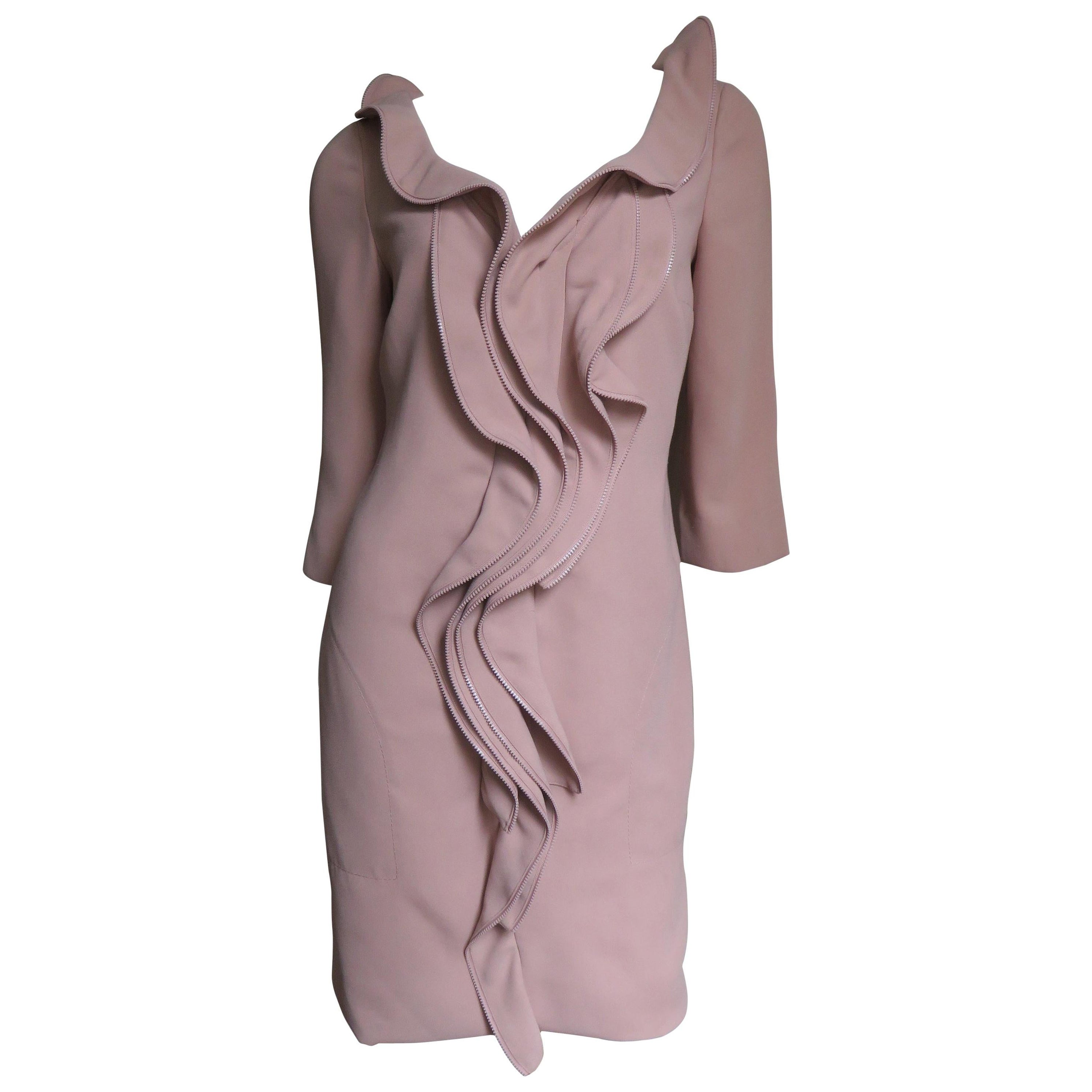 Moschino Ruffle Front Dress For Sale