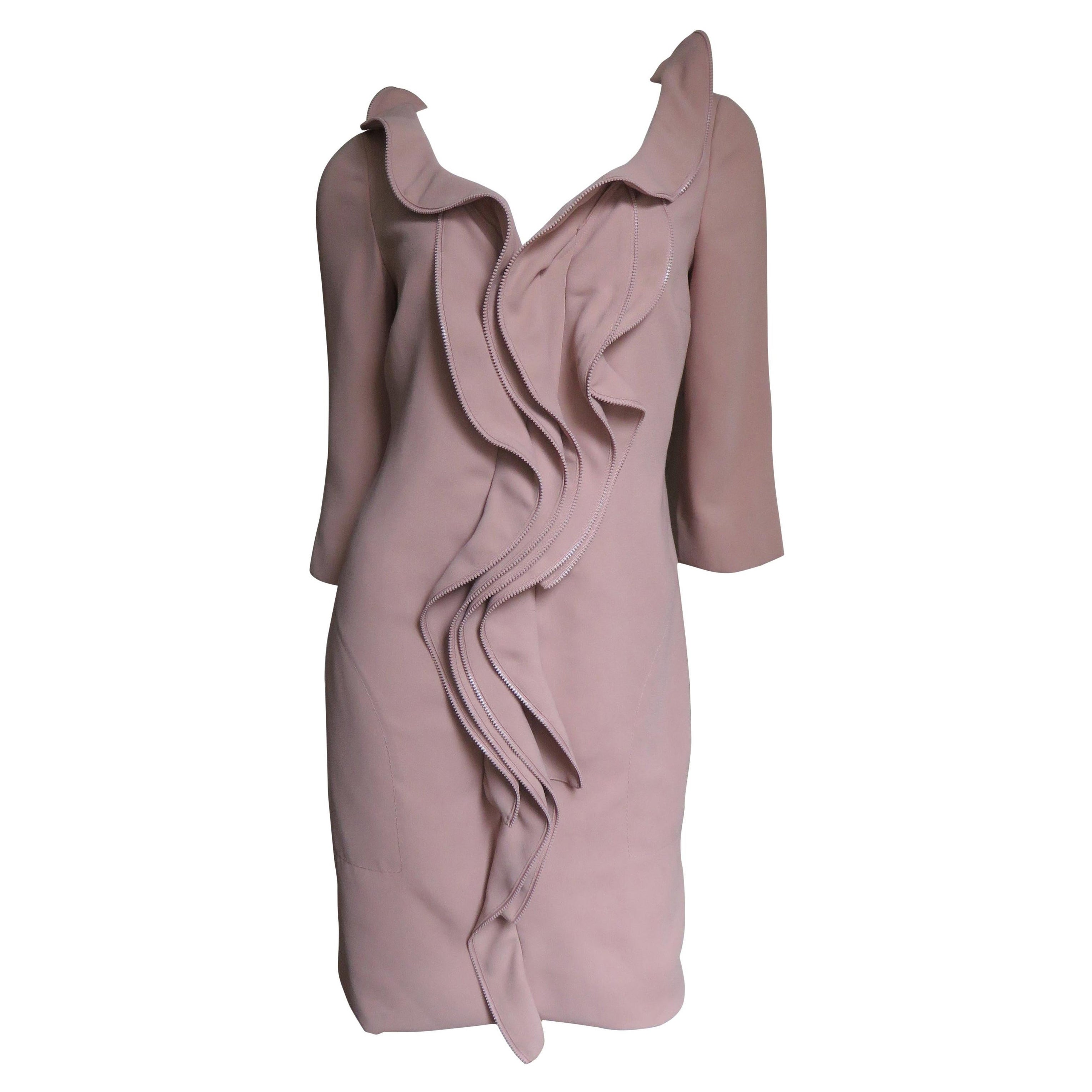 Moschino Ruffle Front Dress For Sale