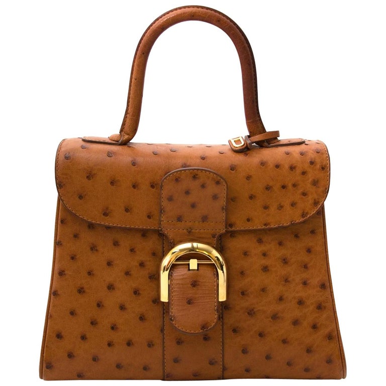 Delvaux Brillant Leather Top Handle Bag
