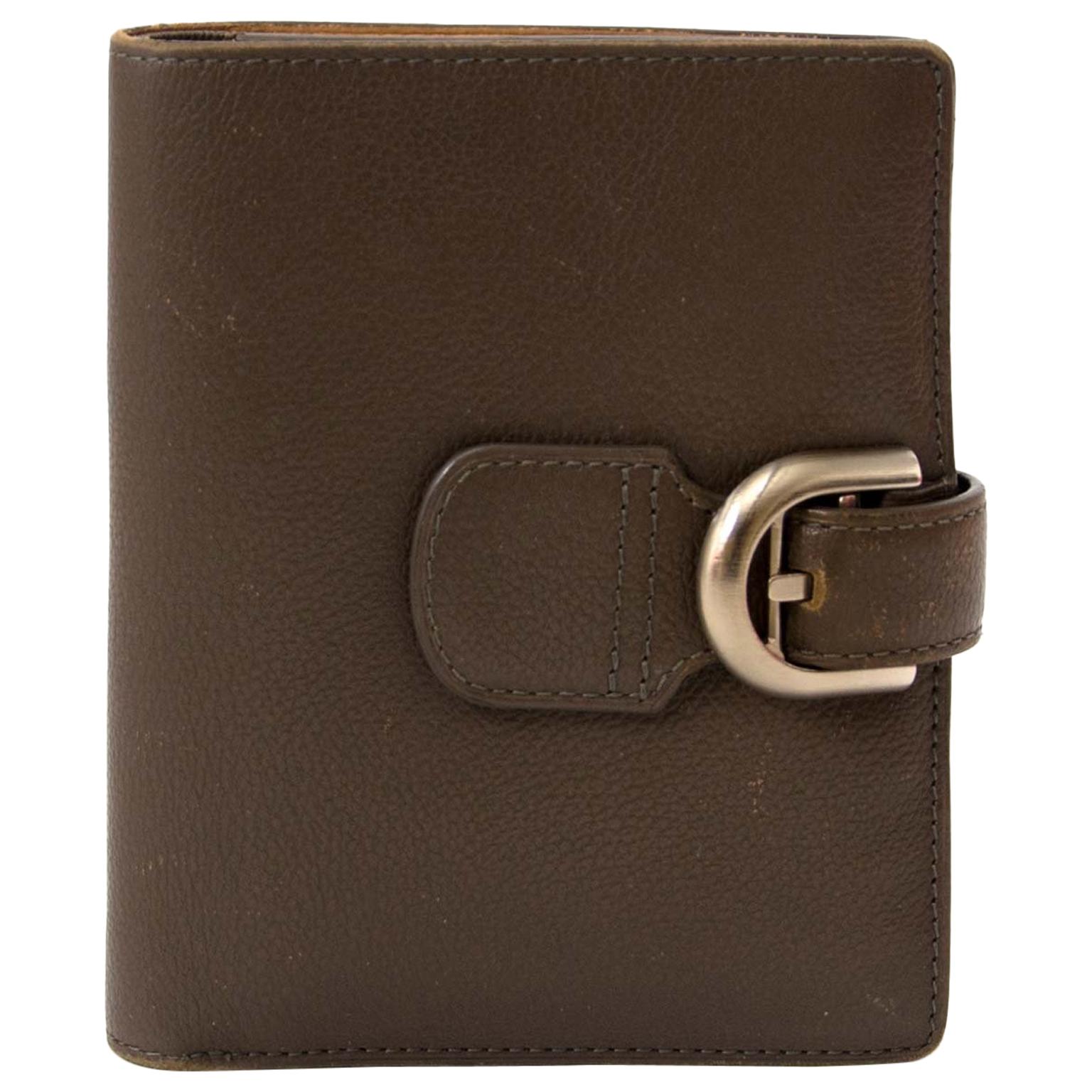 Delvaux Brillant Brown Leather Wallet