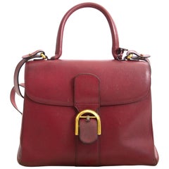 Delvaux Brillant Red MM GHW + Strap 