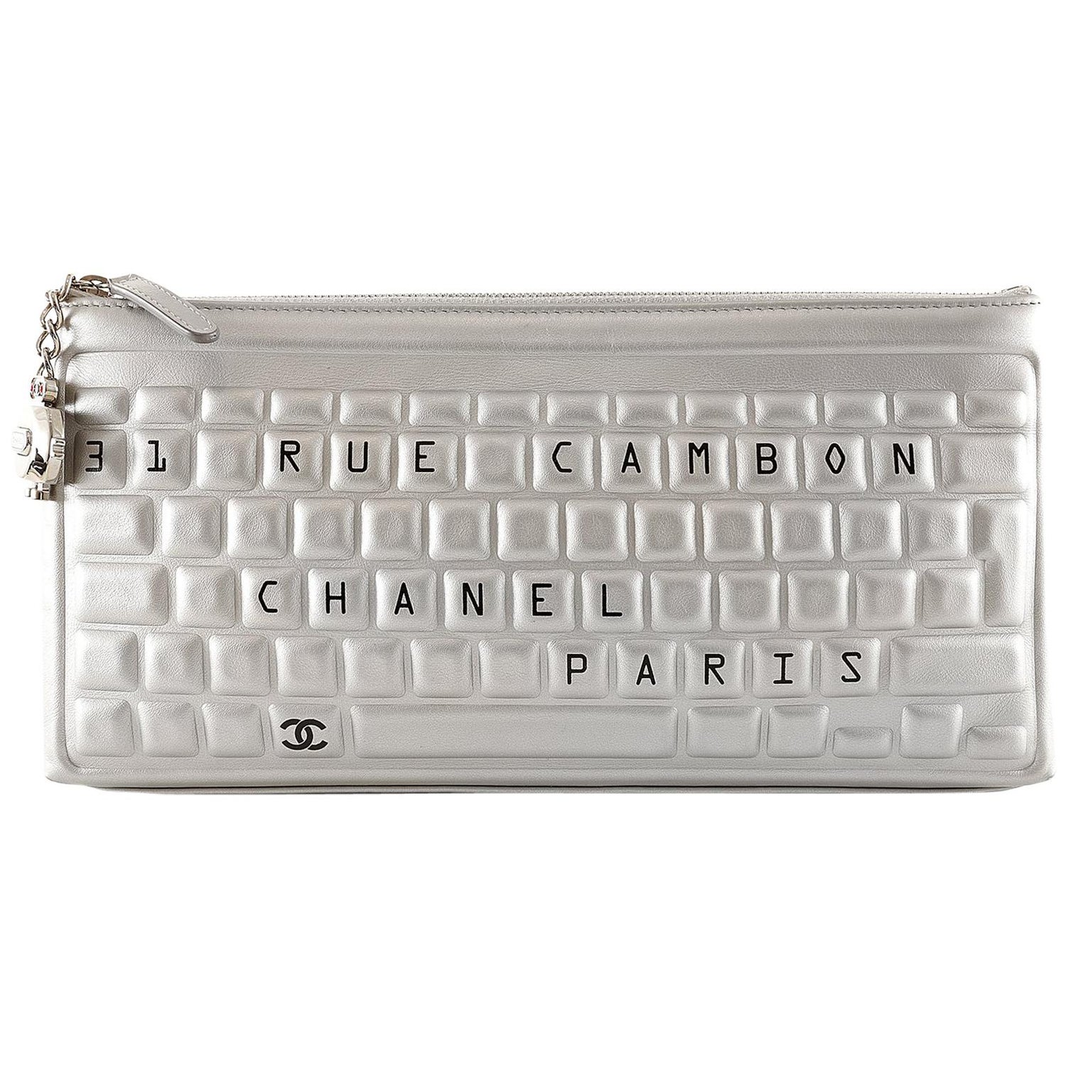 Chanel Cream Patent Keyboard Flap Bag ○ Labellov ○ Buy and Sell Authentic  Luxury