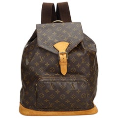 Louis Vuitton Brown Monogram Canvas Canvas Monogram Montsouris GM France