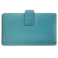 Delvaux Light Blue Wallet