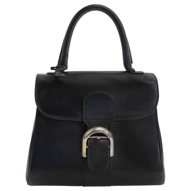 Delvaux Brillant Boxcalf Dark Blue PM Bag For Sale at 1stDibs