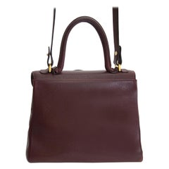 Delvaux Brillant Bordeaux MM GHW + Strap