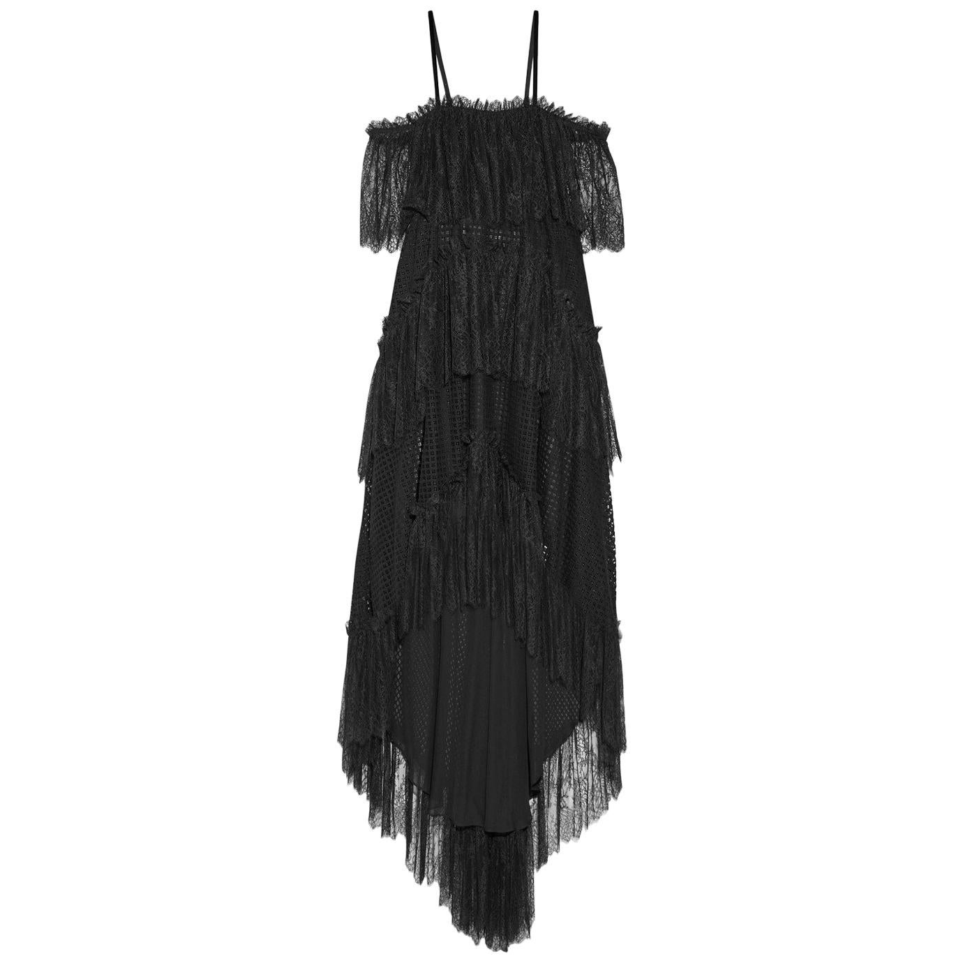 Philosophy di Lorenzo Serafini Embroidered Tulle Gown For Sale at ...