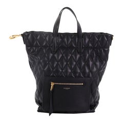 Givenchy Duo Convertible Backpack Quilted Canvas