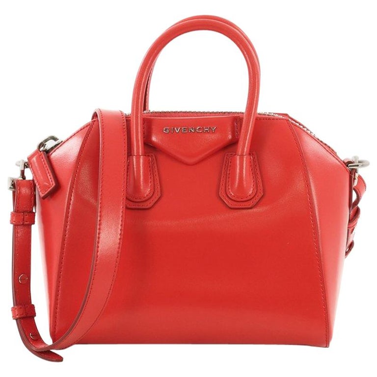 Givenchy Antigona Bag Glazed Leather Mini Givenchy Antigona Bag Glazed Leather Mini