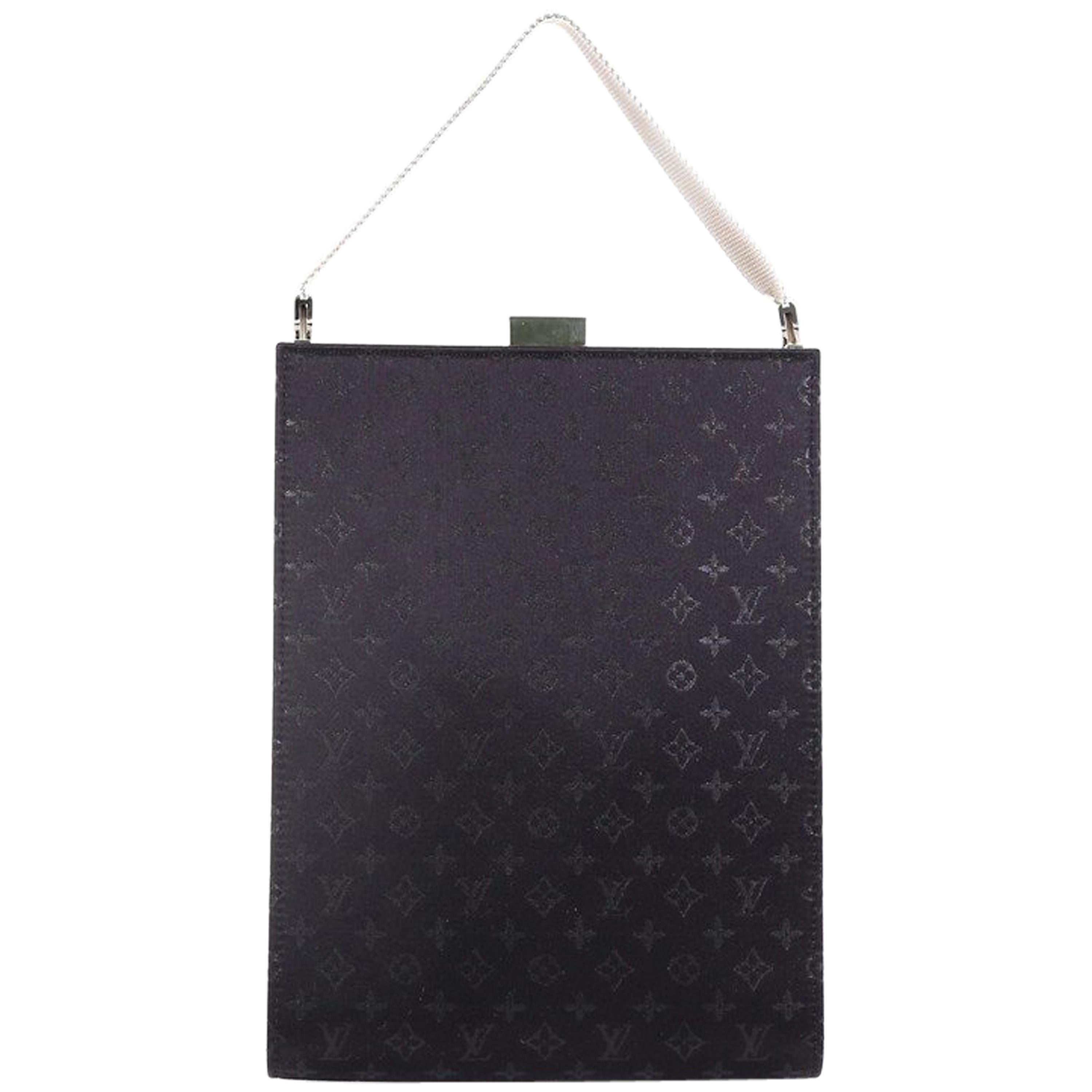Louis Vuitton Limited Edition Saint Ange Handbag Monogram Satin GM