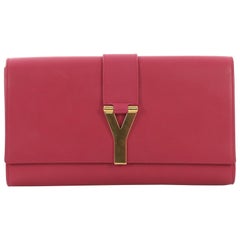 Saint Laurent Chyc Clutch Leather