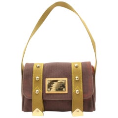Louis Vuitton Rabat Sac Antigua Besace Flap 868304 Brown Canvas Shoulder Bag