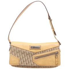 Dior Signature Oblique Trotter Baguette 868850 Brown Canvas Shoulder Bag