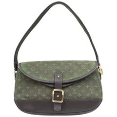 Louis Vuitton Marjorie Monogram Mini Lin Khaki 868725 Green Canvas Shoulder Bag
