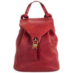 Delvaux Red Rose PM Backpack