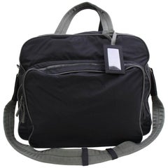 Vintage Prada 2way Sports Travel 868279 Black Nylon Messenger Bag