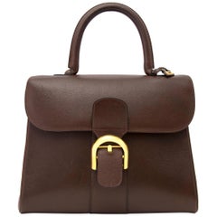 Delvaux Brown Brillant MM GHW