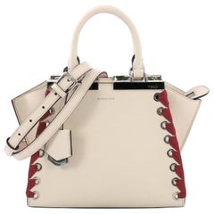 Fendi 3Jours Handbag Leather with Ribbon Whipstitch Mini