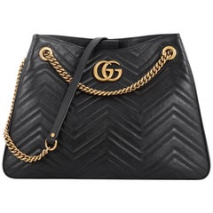 Gucci GG Marmont Chain Shoulder Bag Matelasse Leather